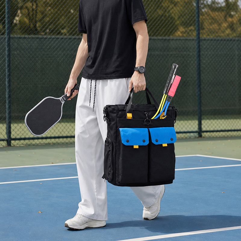 Badminton Shoes Men - Wasserdichte Badminton-Tennis-Schlägertasche mit Schuhfach Pickleball-Paddel-Rucksack für