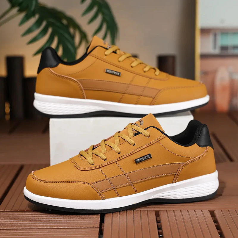 Leder PU Herrenschuhe Sneaker  – Badminton Shoes Men Bewertung und Preis