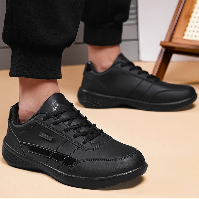 Leder PU Herrenschuhe Sneaker  – Badminton Shoes Men Bewertung und Preis