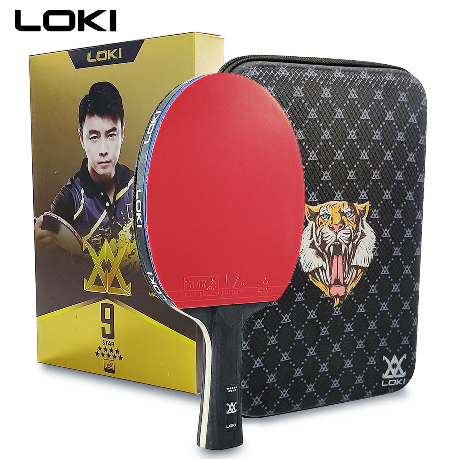 LOKI 9-Sterne-Tischtennisschlä – Badminton Racket Carbon Bewertung und Preis